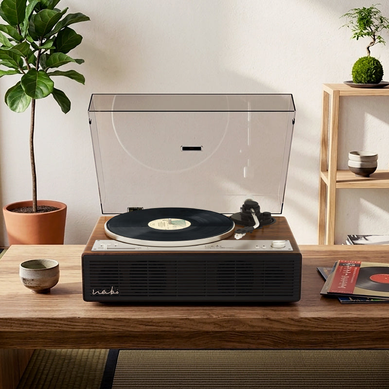 Tinyl WABI 100W Hi-Fi Turntable - Minimalist Zen Record Player