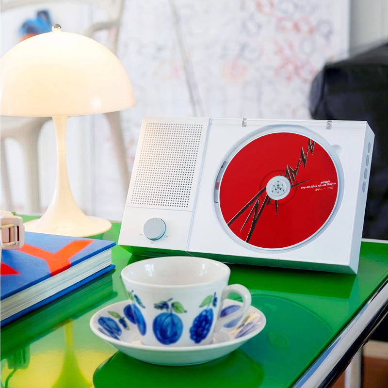 TINYL SPLIT: The Elegant White Modular 3-in-1 Portable CD Player