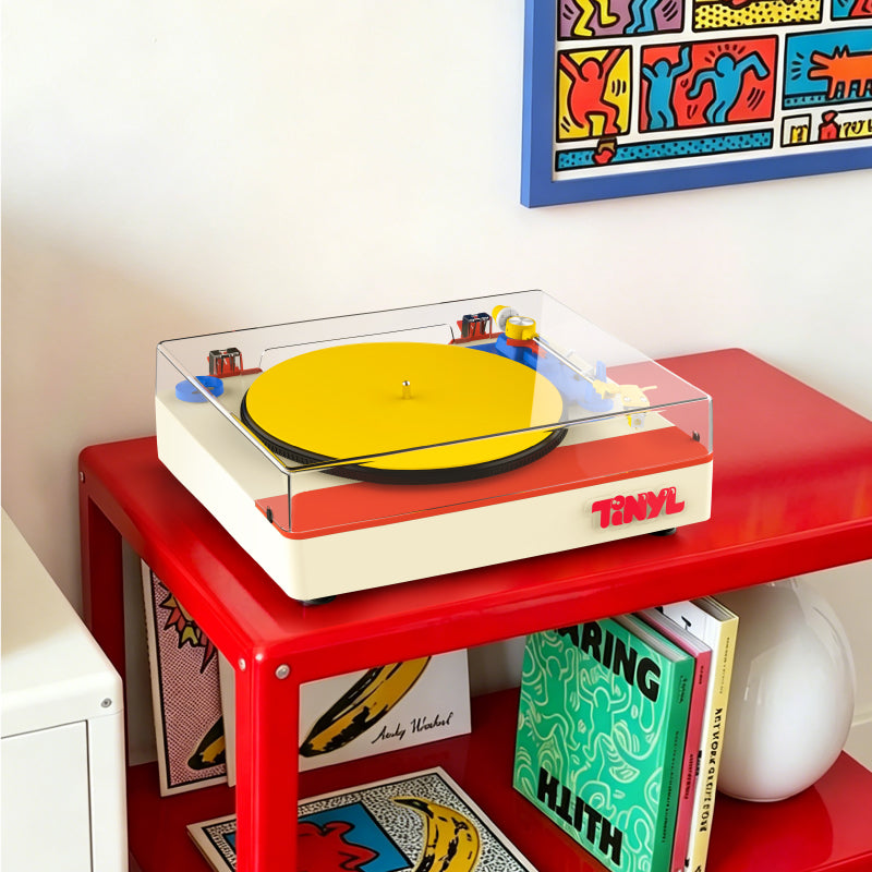 TINYL Play Pro: The Ultimate Memphis Style Record Player