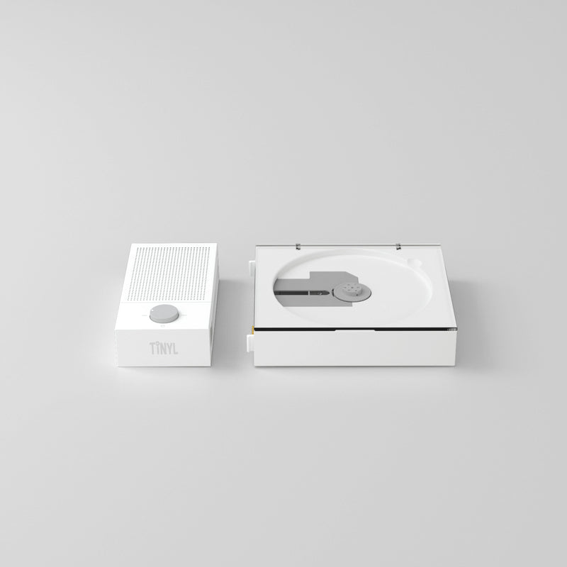 Tinyl SPLIT Portable 3-in-1 Modular CD Player - Elegant White Aesthetic ...